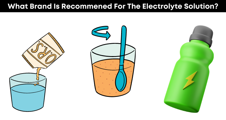 What Brand Is Recommended For The Electrolyte Solution?