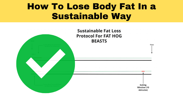 How To Lose Body Fat In a Sustainable Way